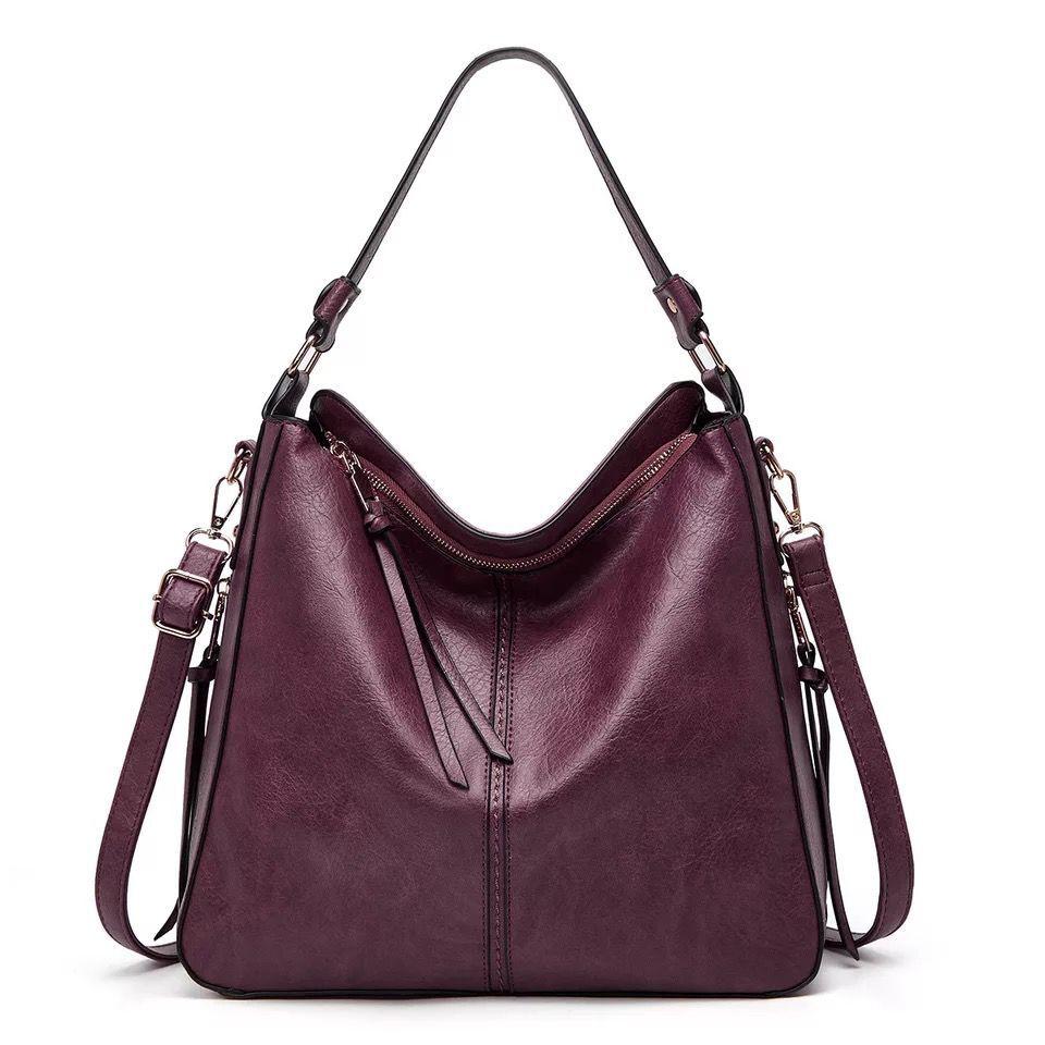 WW | Vintage-inspirierte Leder Hobo-Tasche