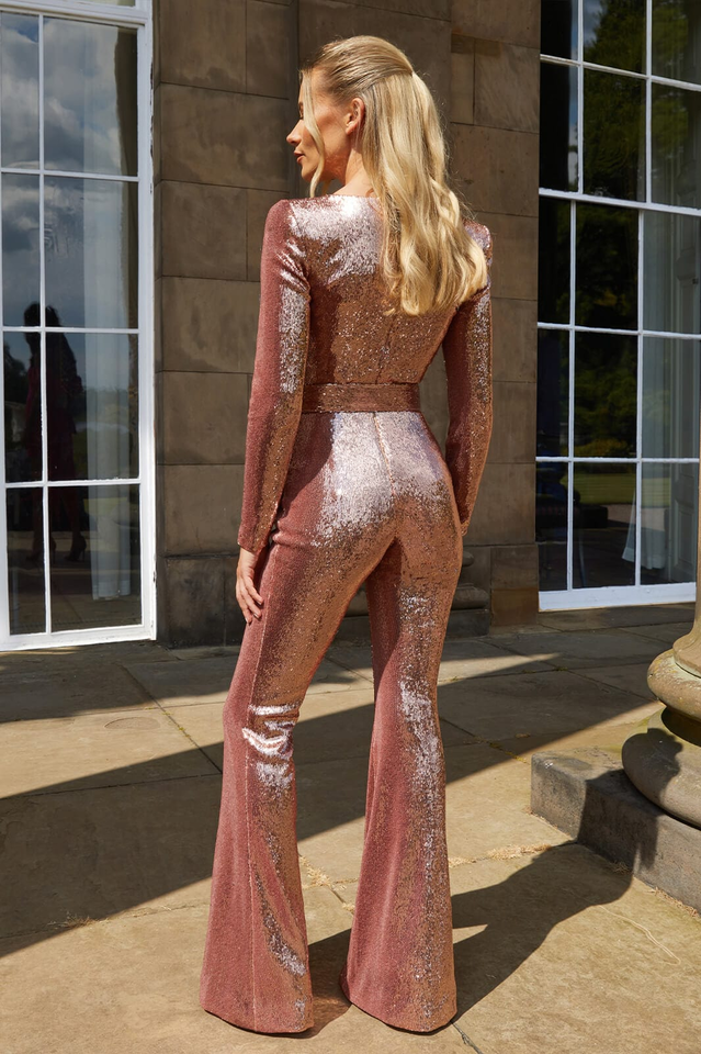 WOLF Marissa Sequin Jumpsuit