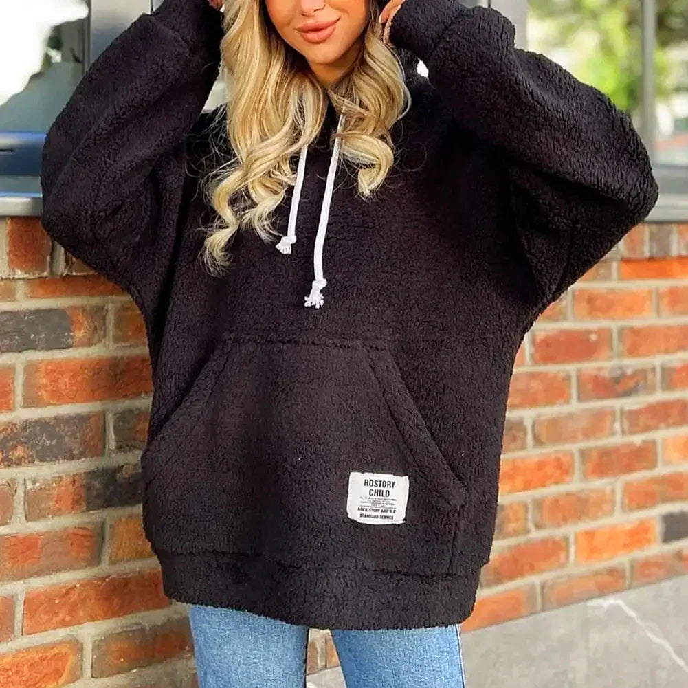 WW | Moderner Damen-Hoodie mit Plüsch