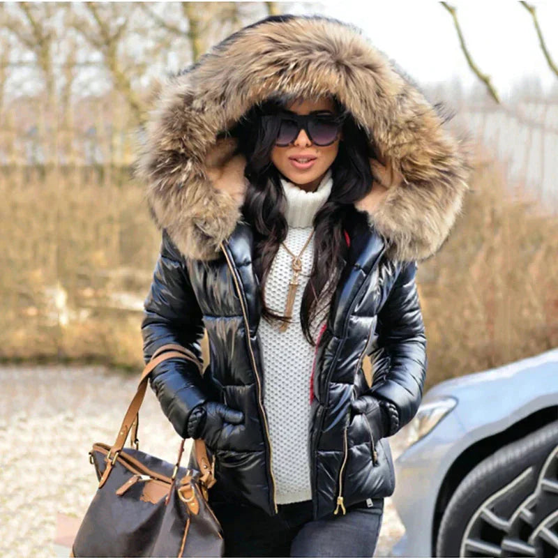 WW | Damen Wintermantel mit Pelzhood