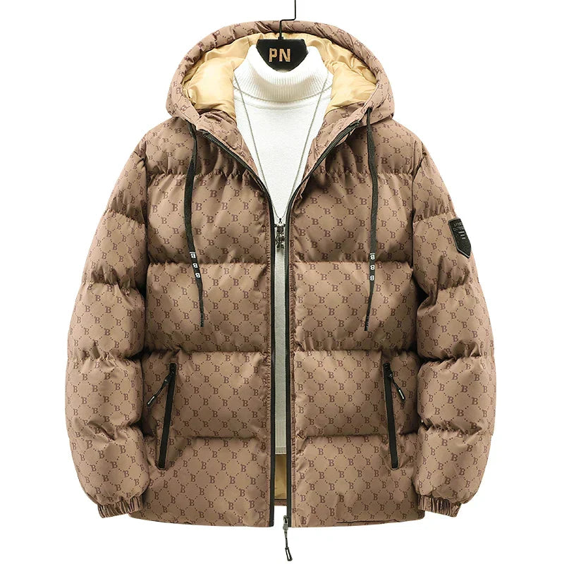WW | Baumwolljacke mit Ganzkörper-Buchstabenmuster