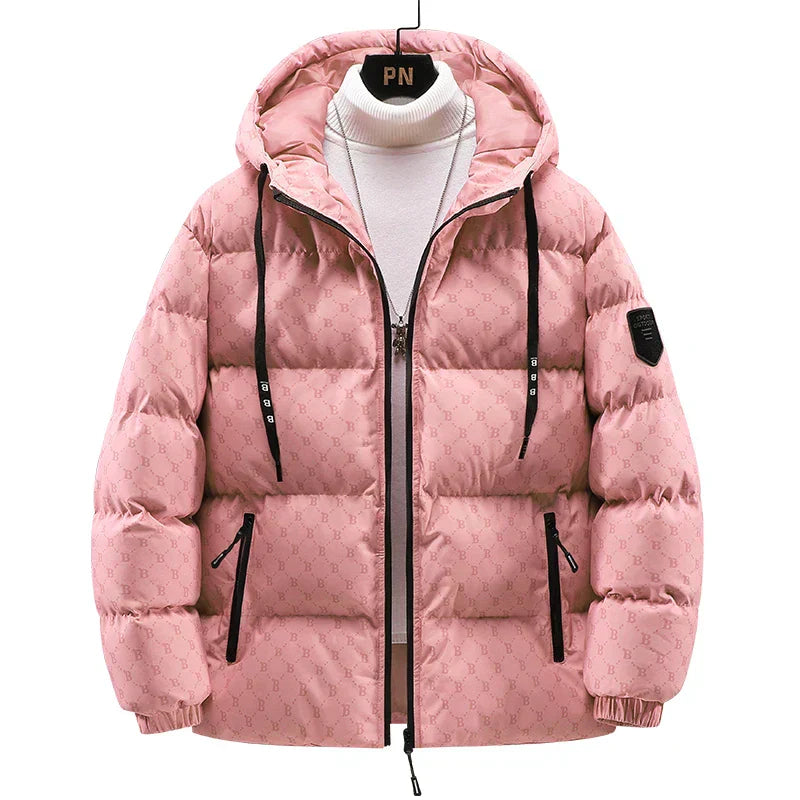 WW | Baumwolljacke mit Ganzkörper-Buchstabenmuster
