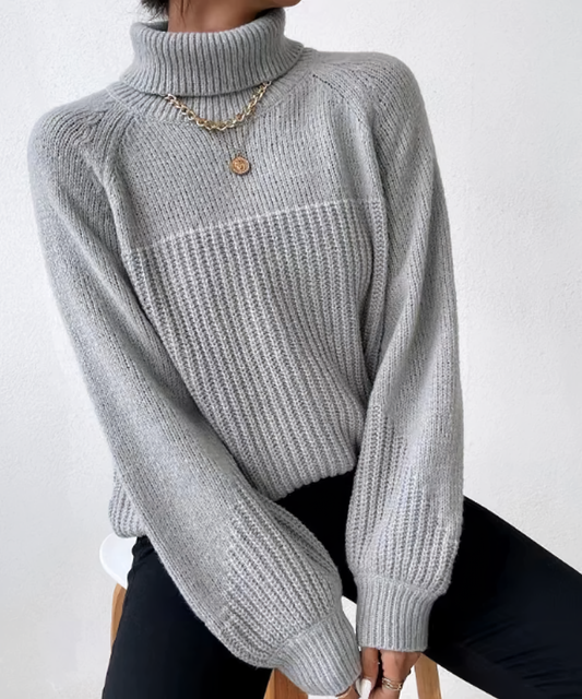 WW | Casual Winter Turtleneck Sweater for Women