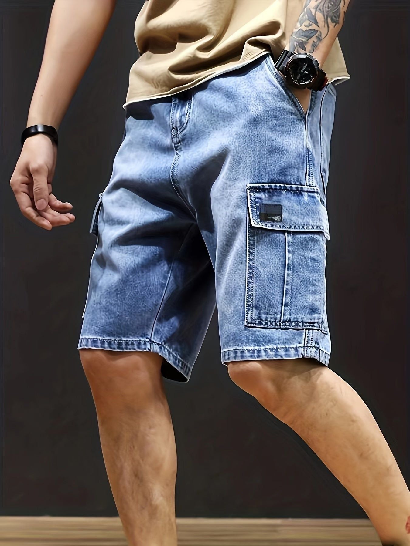 WW | Men's Cargo Denim Shorts