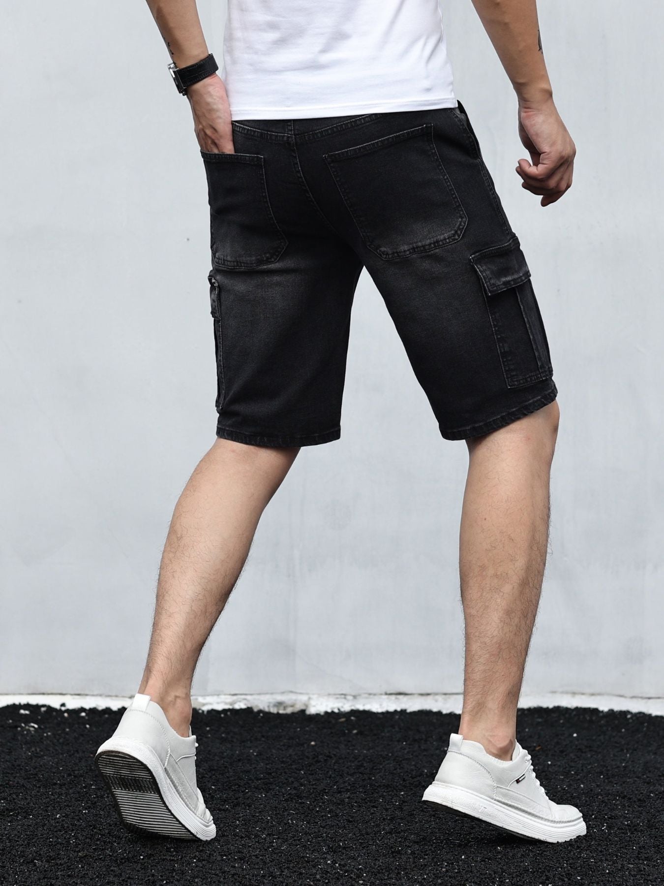 WW | Men's Cargo Denim Shorts