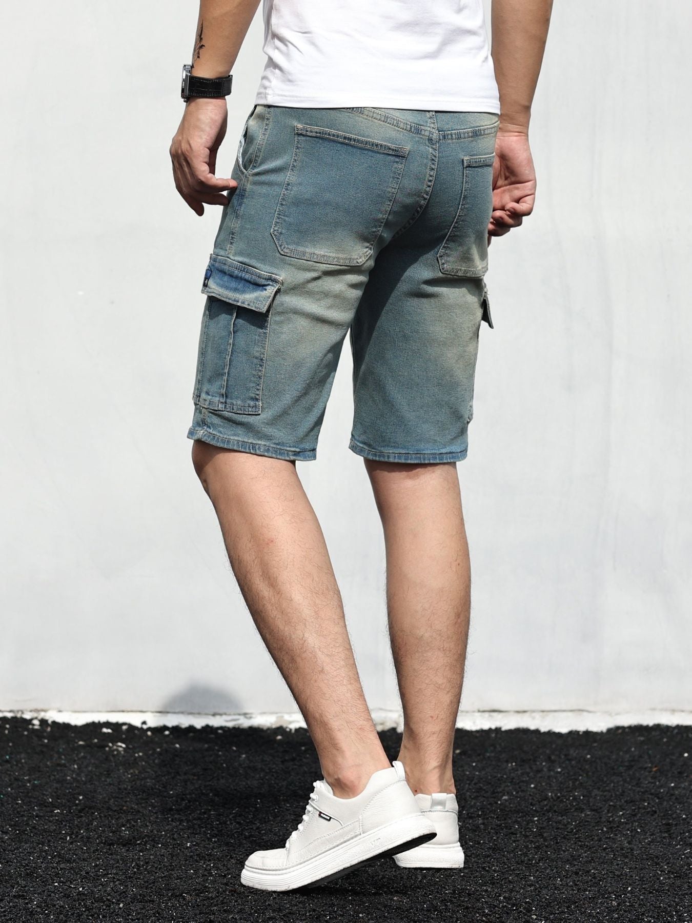 WW | Men's Cargo Denim Shorts