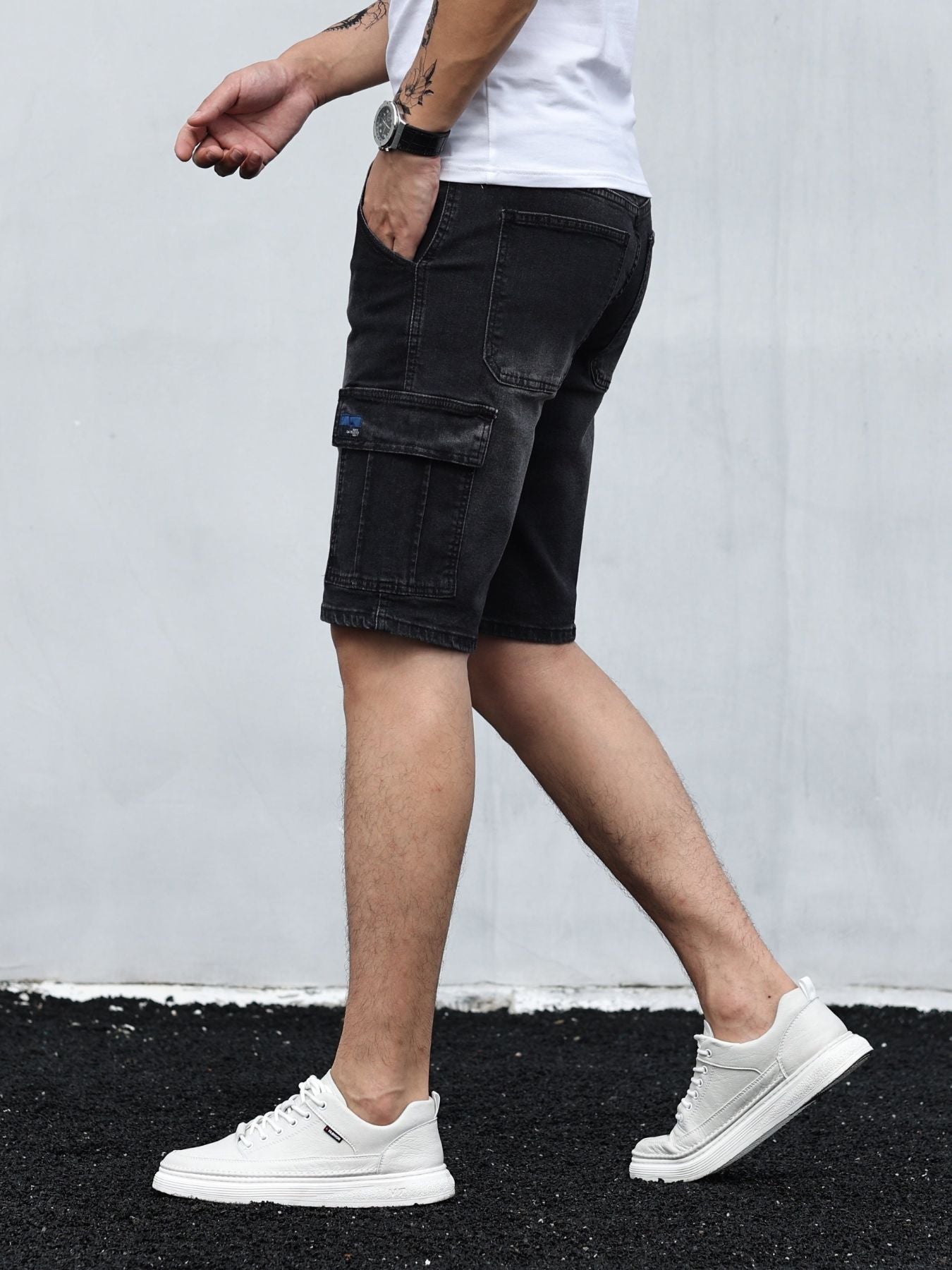 WW | Men's Cargo Denim Shorts