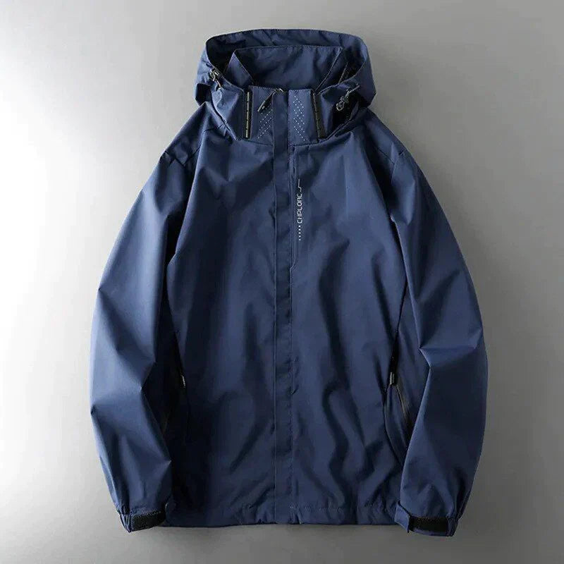 WW | Wasserdichter Winter-Windbreaker für Herren - Isolierte und warme Pufferjacke