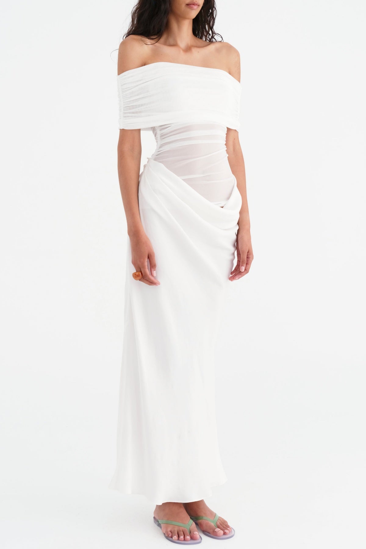 Lydia™ | Maxi dress with draped back