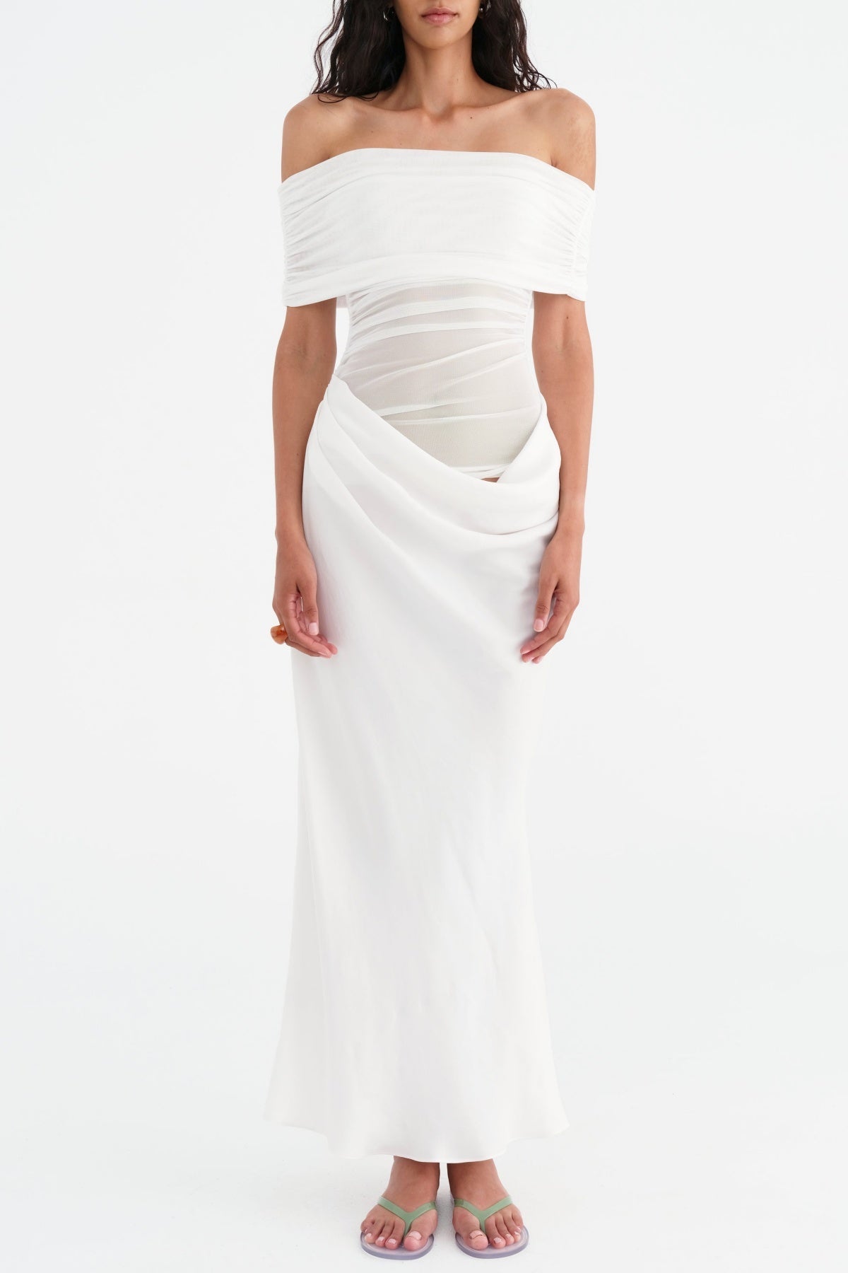 Lydia™ | Maxi dress with draped back