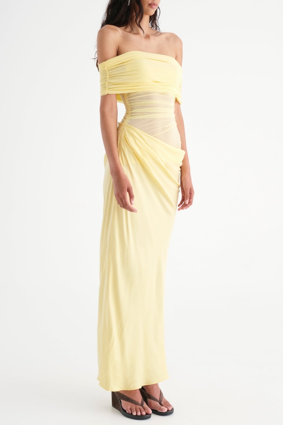 Lydia™ | Maxi dress with draped back