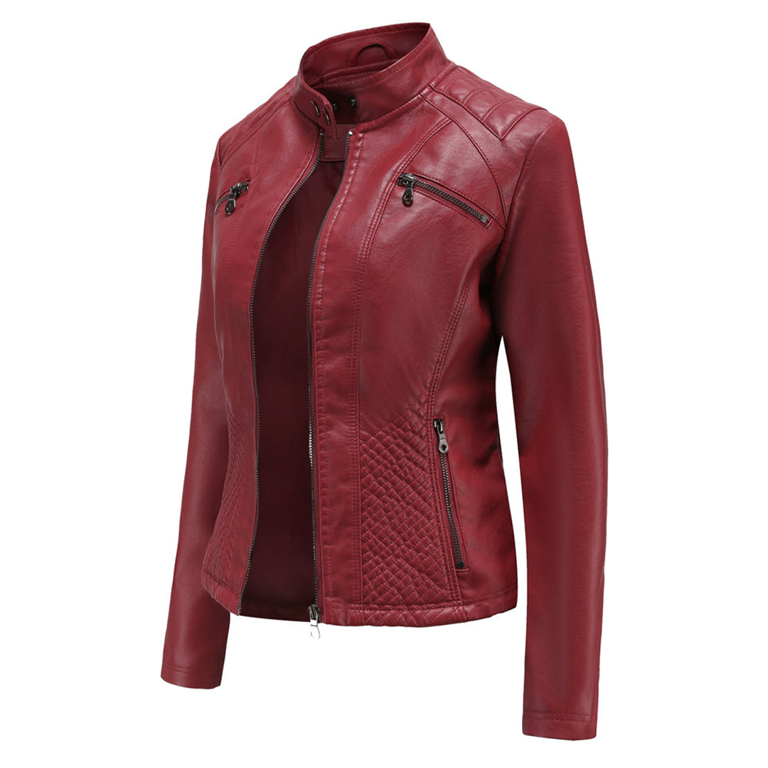 WW | Ariana Elegante Frühlingsjacke Aus Leder
