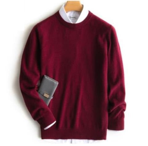 WW | Classic Knit Wool Round Neck Long Sleeve Regular Fit