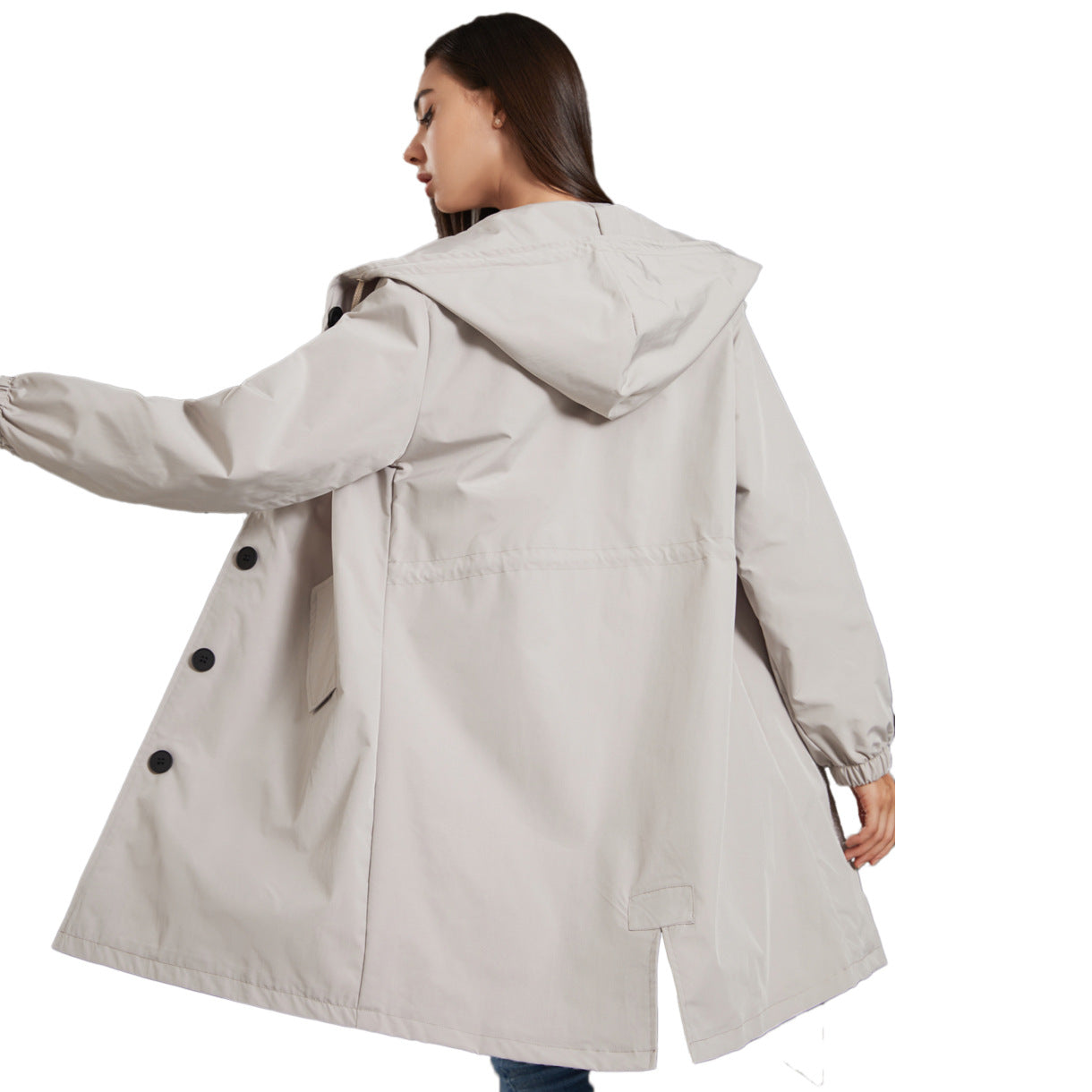 WW | Regenjacke mit Kapuze für Damen - Lässig