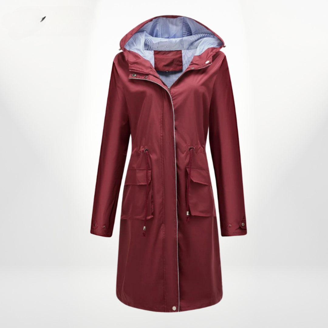 WW | Wasserdichter Langer Parka mit Kapuze für Damen