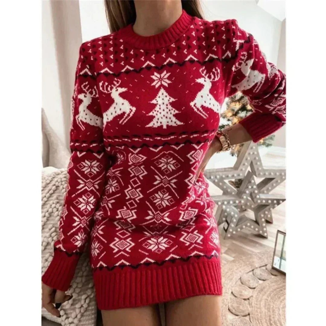 WW | Dress - Women's Christmas Dress for Winter Fashion