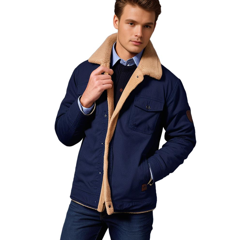 WW | Winter Bomberjacke Vintage Stil - Warm gefüttert für Freizeit und Alltag