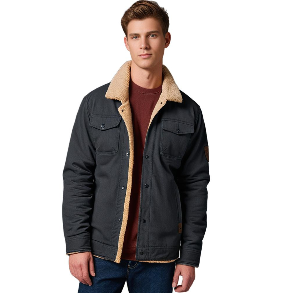 WW | Winter Bomberjacke Vintage Stil - Warm gefüttert für Freizeit und Alltag