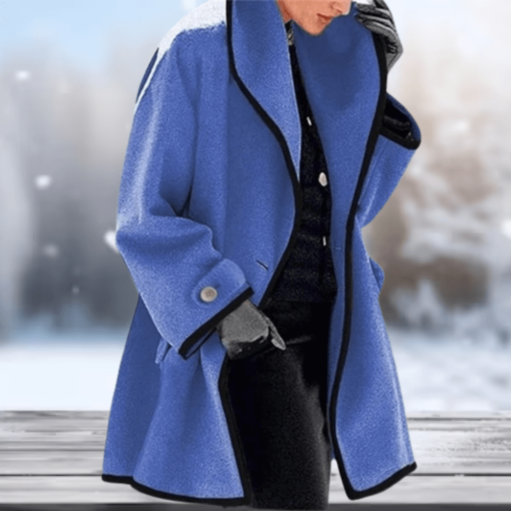 WW | Wollartige Damenjacke - Lange Damenjacke Winter