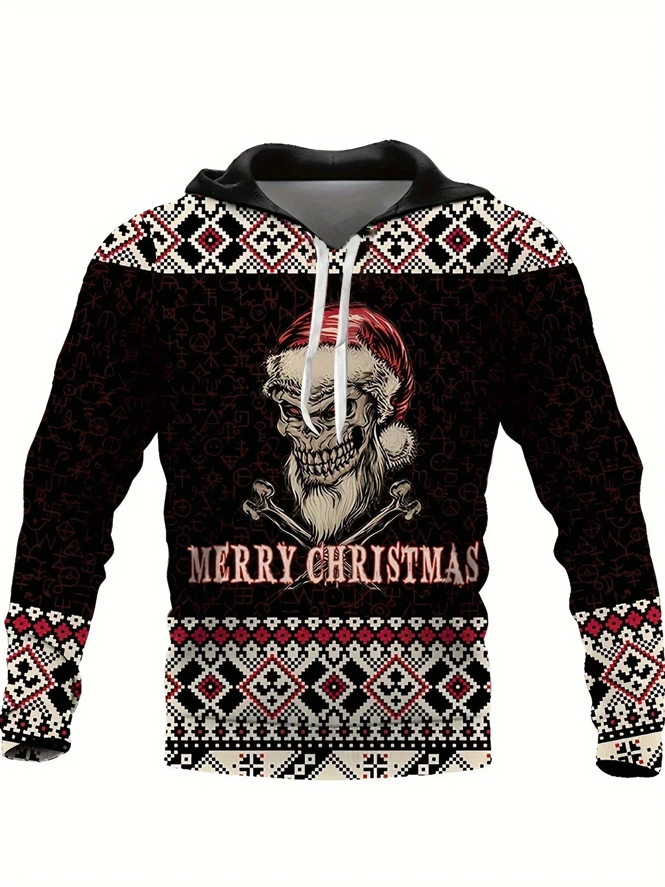 WW | Hoodie mit Weihnachtsdruck - Warmer & moderner Pullover für die Feiertage