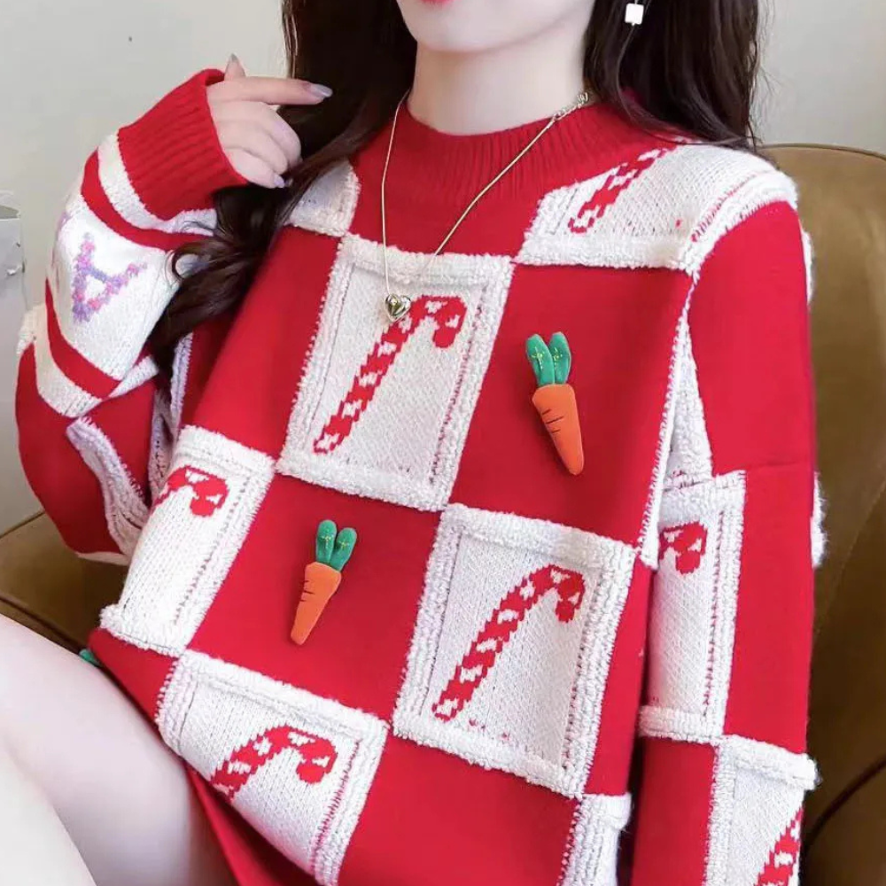 WW | Oversized Christmas Sweater - Bad Christmas Sweater Women