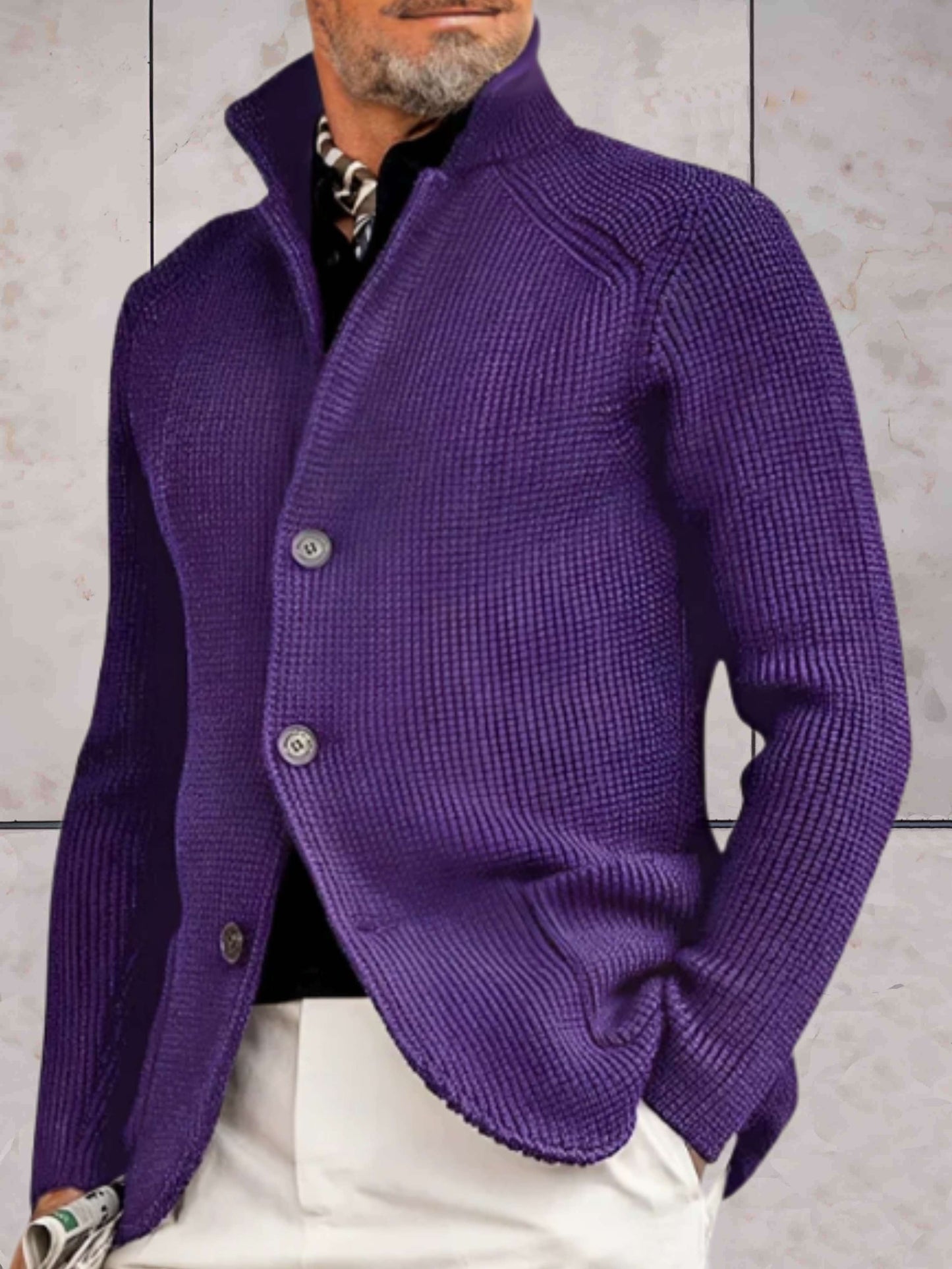 WW | Simple and Comfortable Solid Color Jacket