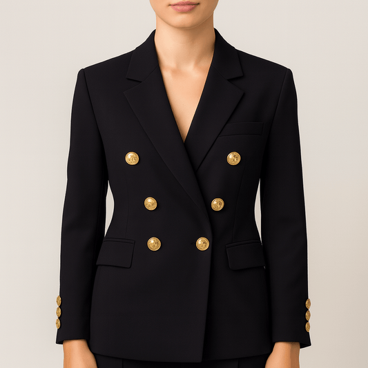 WW | Damen Blazer Tailliert Passform Wendbar