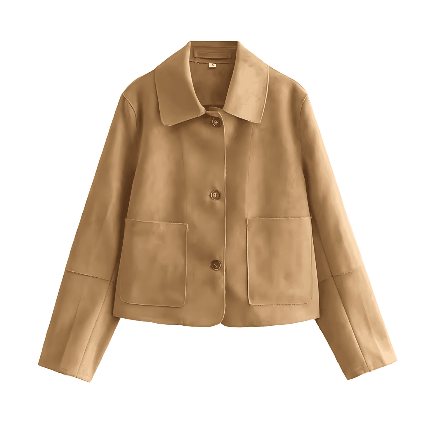WW | Damen Bequeme Kurze Jacke Lässiger Stil