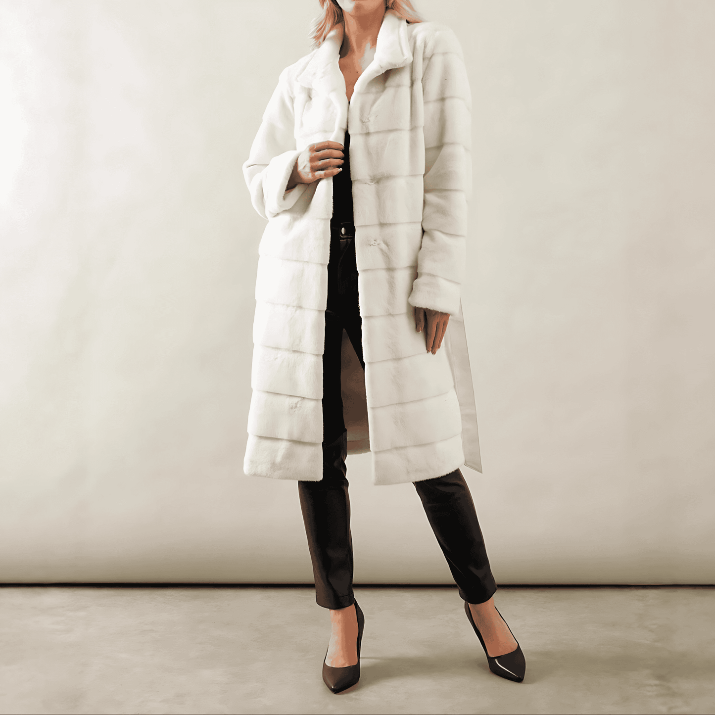 WW | Damen Cosy Jacket mit Gefügtem Gürtel