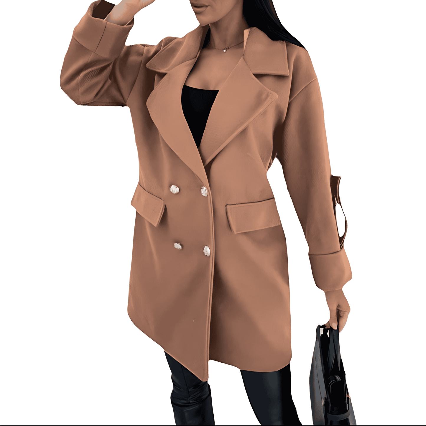 WW | Damen Baumwolle Blazer Übergröße Stil