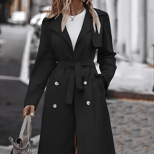 WW | Damen Wendbarer Trenchcoat Klassischer Stil