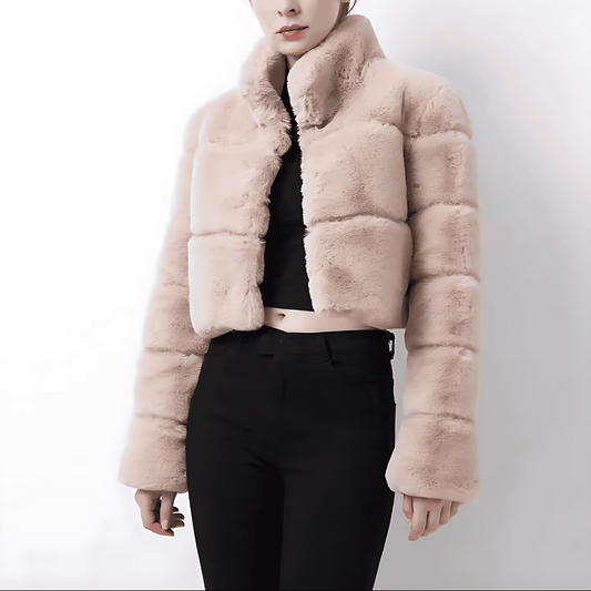 WW | Damen Modische Kurze Jacke Neppels