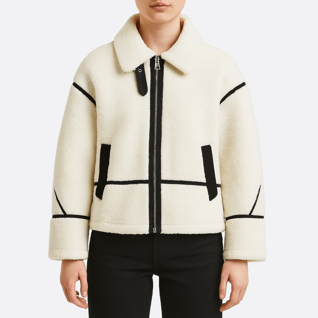 WW | Damen Fleece Jacke Cozy Teddy Borg Stil
