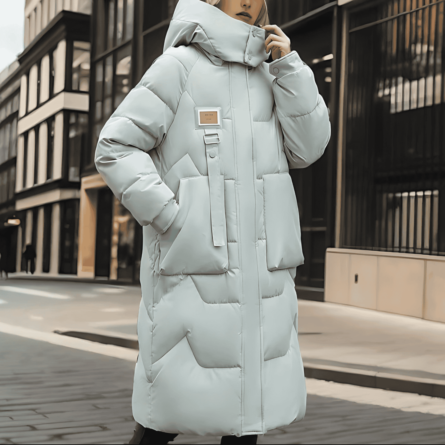 WW | Women's Maxi Long Lined Hooded Jacket
