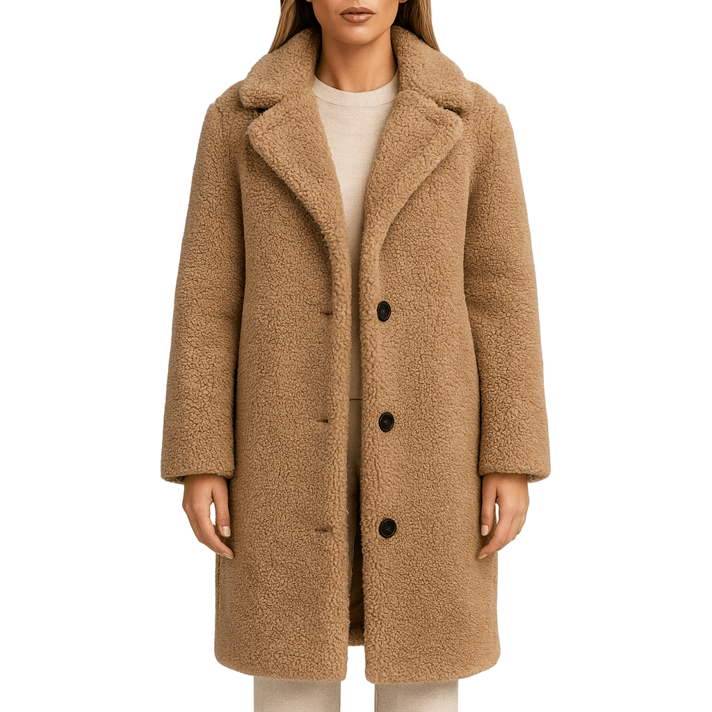WW | Damen Oversized Teddy Jacke Nep Shearling