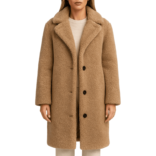 WW | Damen Oversized Teddy Jacke Nep Shearling