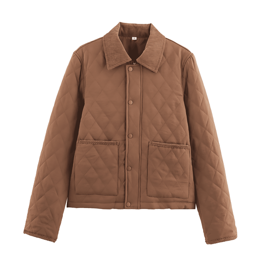 WW | Damen Gequiltete Jacke Geprüfte Kragen