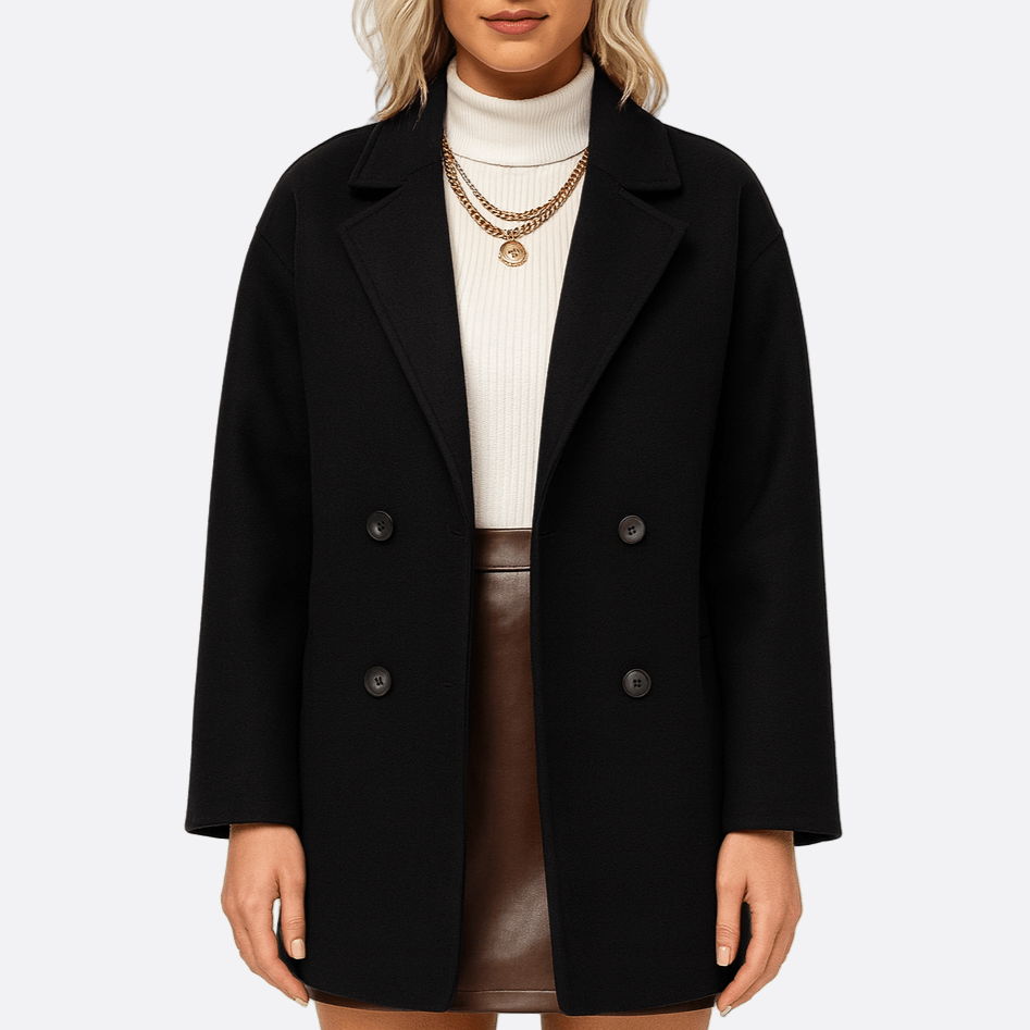 WW | Women's Relaxed Fit Reversible Wool Coat