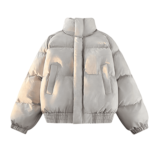 WW | Damen Stilvolle Daunenjacke Hohe Kragen