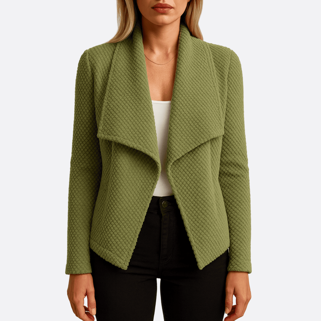 WW | Damen Strick-Blazer Jacke Relaxed Fit