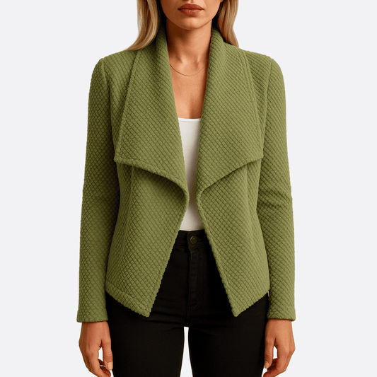 WW | Damen Strick-Blazer Jacke Relaxed Fit