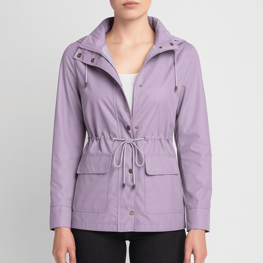 WW | Damen Wasserdichter Trenchcoat Stylische Außenbekleidung
