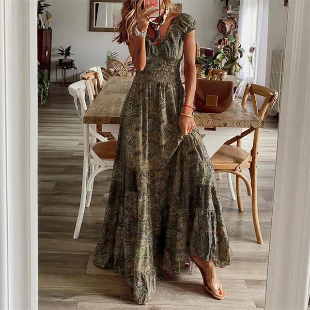 WW | Elegantes Kleid mit Elastischem Bund