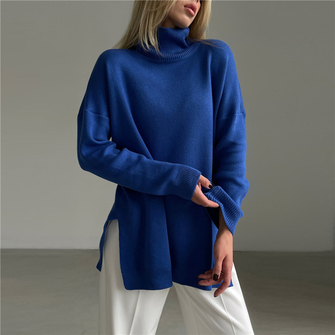 WW | Modischer Pullover mit Seitenschlitzen