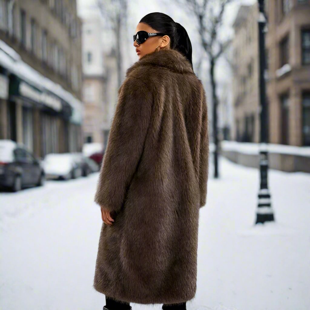 WW | Faux Fur For Women Long Elegant Cut Luxurious And Warm