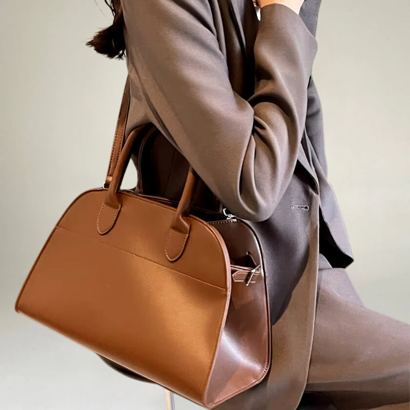 WW | Textured Leather Medium Adjustable Shoulder Strap