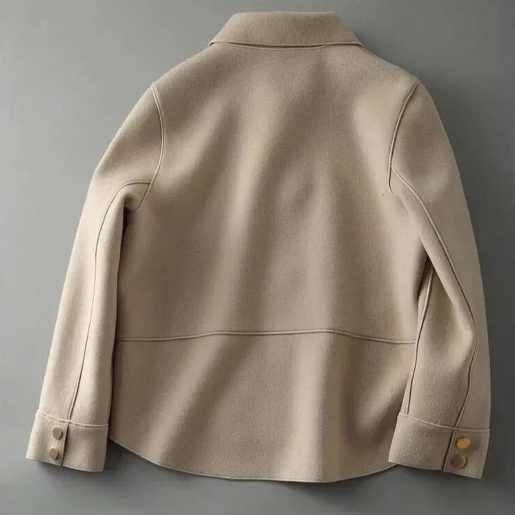 WW | Wollmischung Jacke - Knopfleiste - Lässiger Schnitt - Zeitlose Oberbekleidung
