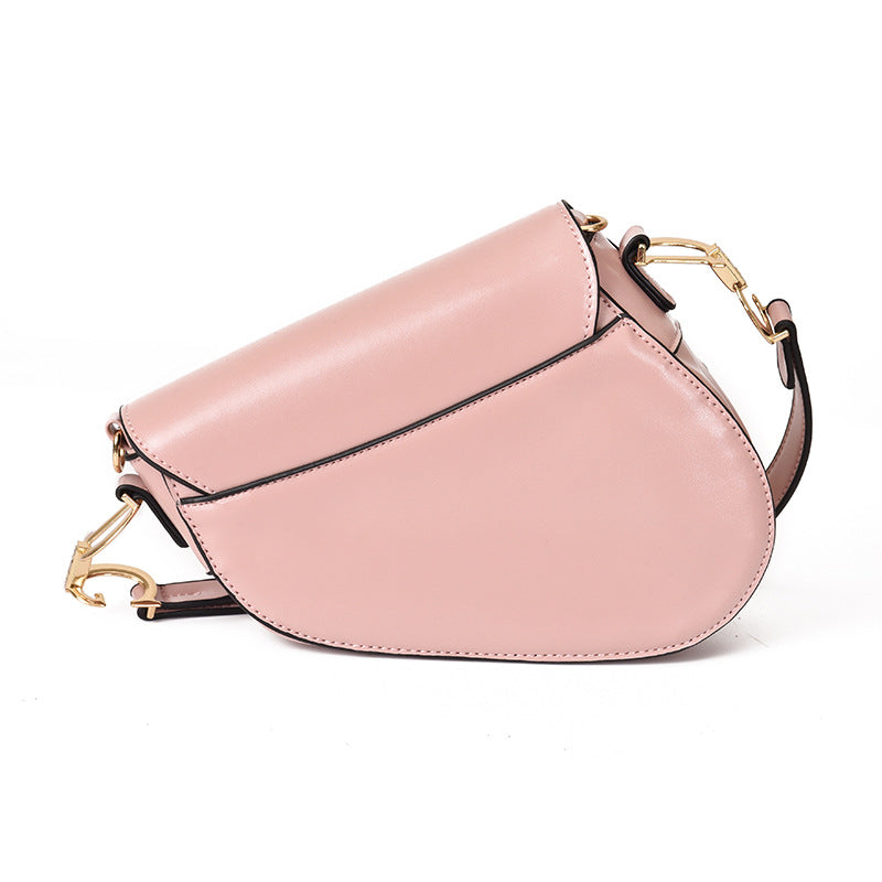 WW | elegante Damen Umhängetasche - exklusive PU - lederne Satteltasche