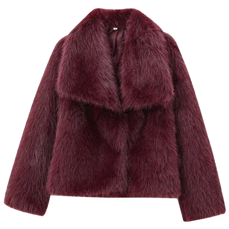 WW | Elegant Faux Fur Winter Jacket for Women