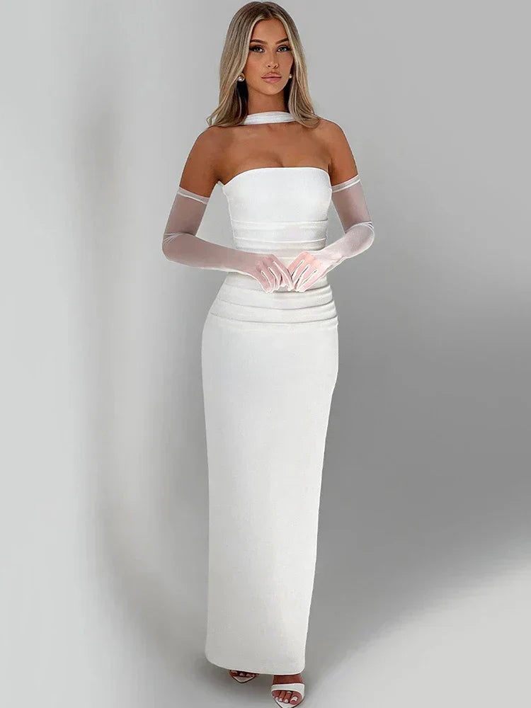Camila | Strapless maxi dress